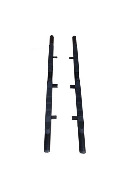 EserOtoAksesuar Isuzu D-max (2012 ÖNCESİ) Çift Kabin 75'lik Siyah Boru Yan Ba...