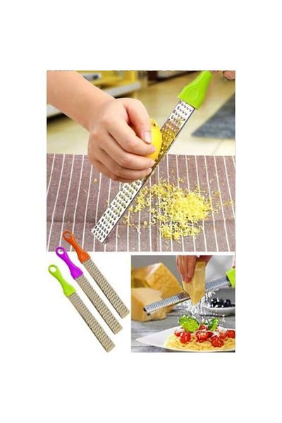 Mercan Long Lemon Cheese Garlic Grater, Long Grater, Practical Long Hand Grater