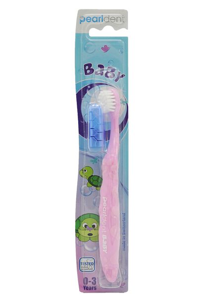 Pearldent Baby 0-3 Years Old Baby Toothbrush Extra Soft (with Lid)
