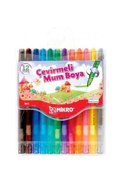 Genel Markalar Mb-12 Çevirmeli Mum Boya 12 Li