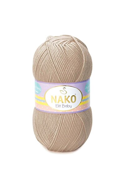 NAKO Elit Baby 5'li El Örgü Ipi Tüylenmeyen Ip Ten 6792