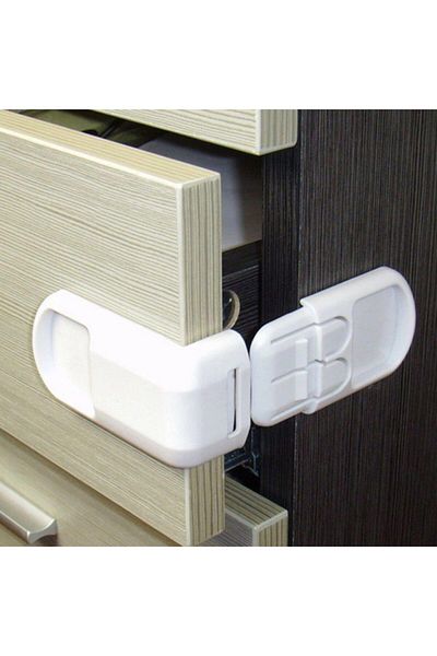 Ecoform 2 Pieces Child Baby Protection Corner Cabinet and Drawer Safety Lock
