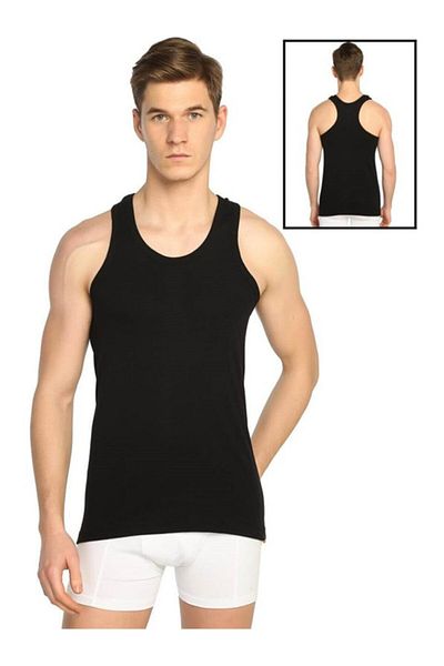 Tutku Men's Rib Sports Athlete - Pack of 8 - Black