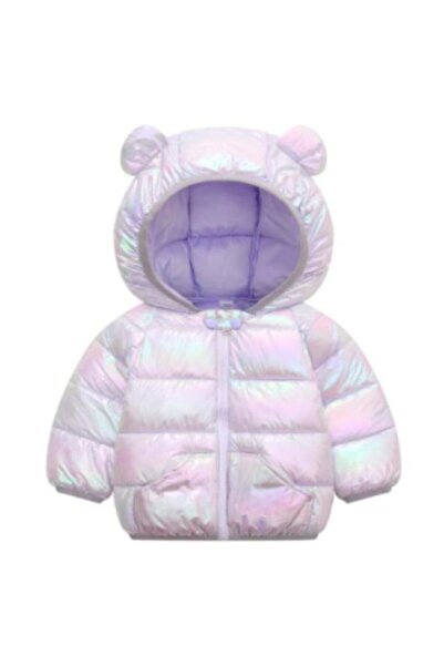Petityu Teddy Şirin Şişme Mont -lila Mor 21lgteddyjacketlila 4-6 Yas