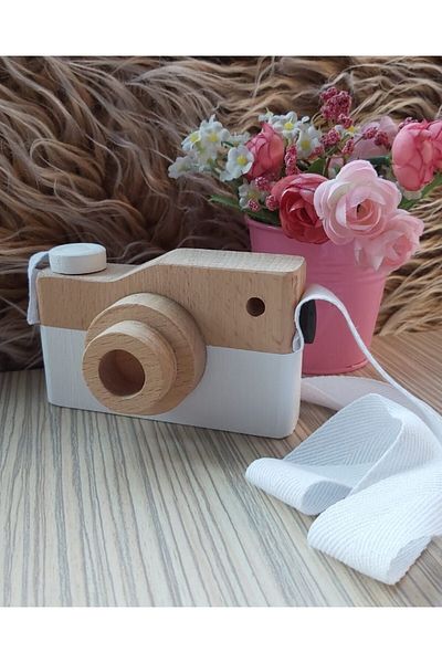FİYPER Wooden Camera - White