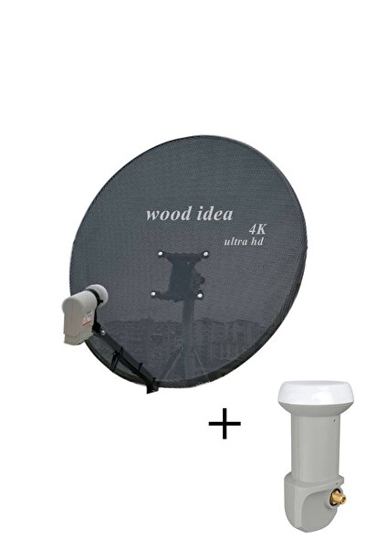 wood idea Nextstar Gold Delikli Çanak Anten 80 Cm Tekli Lnb Hediye Olarak Gön...