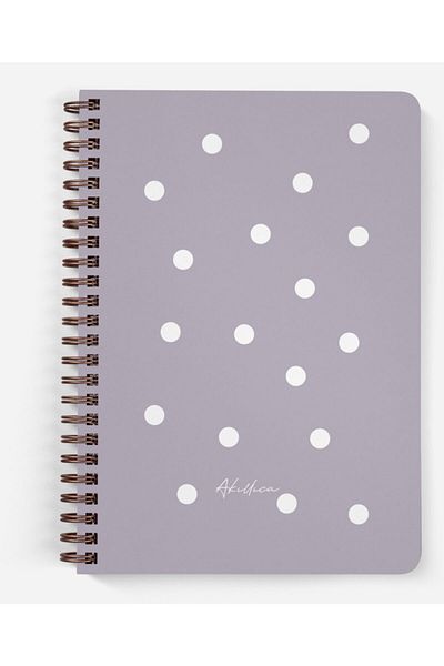 AKILLICA Purple Polka Dot - Ατελείωτο Πρόγραμμα Προγραμματισμού Ατζέντα