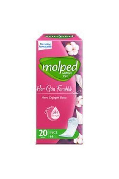 Molped Hygienic Pads for Daily Use - Light 20Pcs