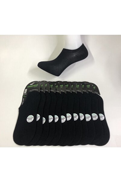 Umberto 12'li Erkek Bambu Görünmez Sneakers Çorap