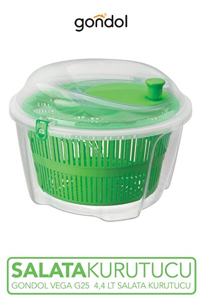 Gondol G25 Vega Plastik Salata Kurutucu 4,40 Lt
