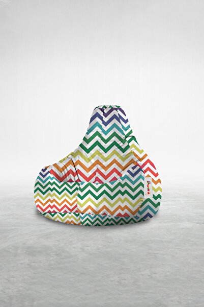 EARMUT Damla Xl Premium Tasarım Baleno Desenli Armut Koltuk