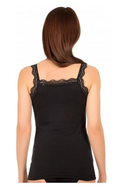 Jiber Women's 4 Pack Black Strappy Laced Tank Top 505