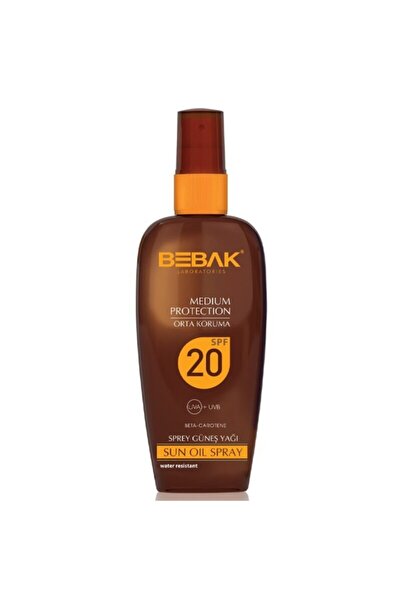 Bebak Sprey Güneş Yağı 20 Spf Orta Koruma 150 ml
