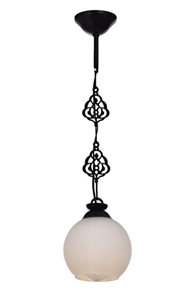 ÖZBAK AVİZE Osmanlı Tekli Modern Camlı Sarkıt Avize