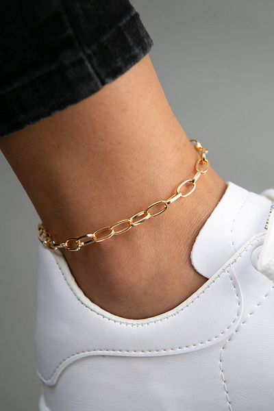 Elika Silver Women Chain Anklet