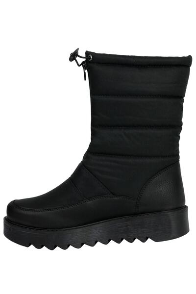 OZ AYAKKABI Siyah Kadın Kar Botu