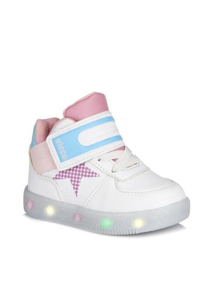 Vicco Magic 220.p20k.106 Girl's Lighted Sports Boots White