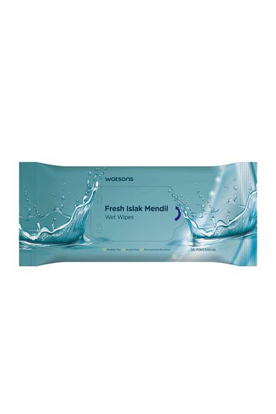 Watsons 56 Pieces Fresh Wet Wipes