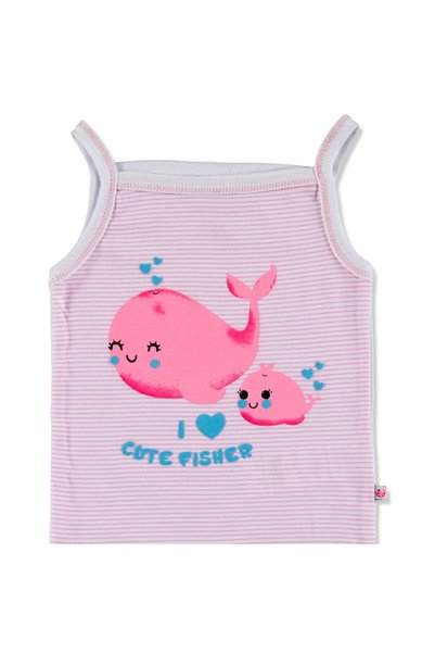 Carmin Baby Yaz Kız Bebek Sevimli Balina Body