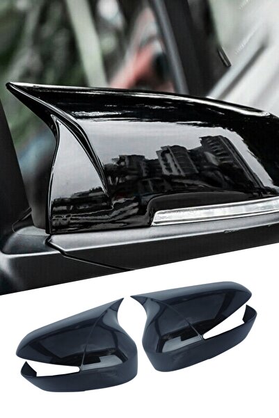 Reyyzen Renault Clıo 4 Batman Ayna Kapağı 2012-2019 Jet Black Icon Uymaz