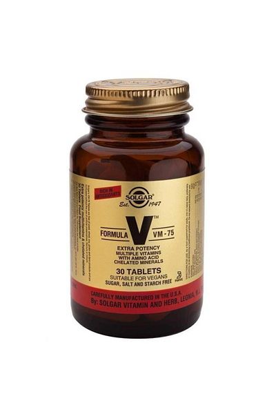 Solgar Formula VM-75 - 30 Tablets