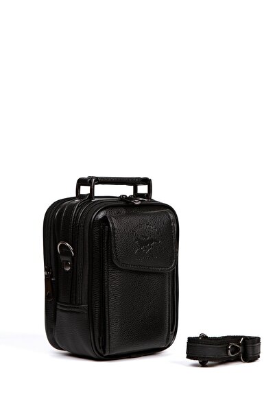 By Hakan 4110 Men's Hand and Shoulder Bag Black