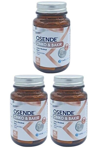 Osende Tab Osende Containing Zinc And Copper 60 Capsules X 3 Pieces