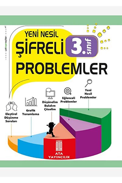 Ata Yayıncılık 3. Sınıf Yeni Nesil Şifreli Problemler-2022 Yeni Baskı