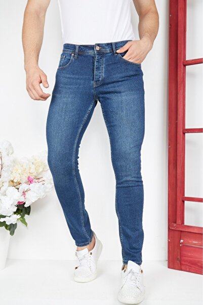 FRANKNESS JEANS بنطال جينز رجالي ليكرا بقصة عادية للموسم الجديد