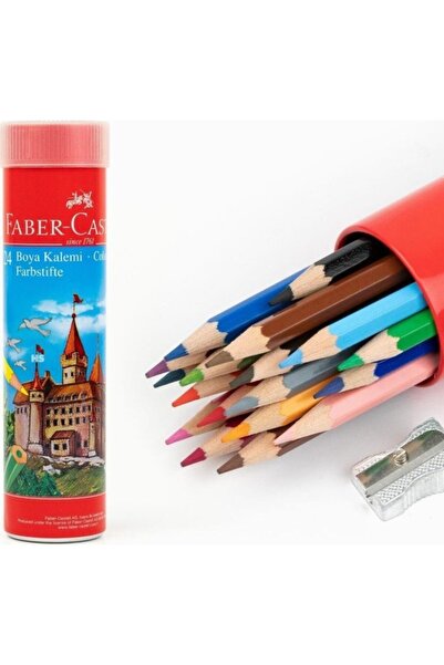 Faber Castell 4 Lü Boyama Seti 24 Renk Pastel+kuru+sulu+keçeli Ka