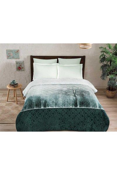 Özdilek Water Green Jungle Blanket - Double, 200X240