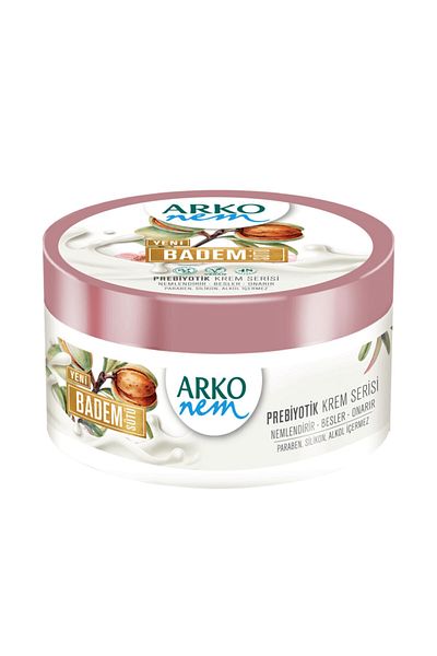 ARKO كريم نيم بريبيوتيك لليدين والجسم بحليب اللوز 250 مل
