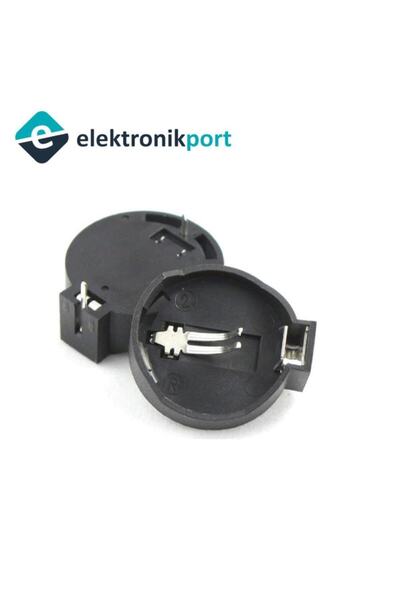 Elektronikport Cr2032 Cr2025 Pil Yatağı 3v Para Pil Yuvası Button Battery Holder