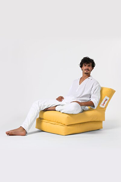 EARMUT Siesta Açılır Koltuk Yatak Sarı