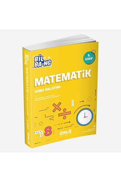 Ünlü Yayınları 8. Sınıf Lgs Bil Bang Matematik Konu Anlatımı (yeni Basım)