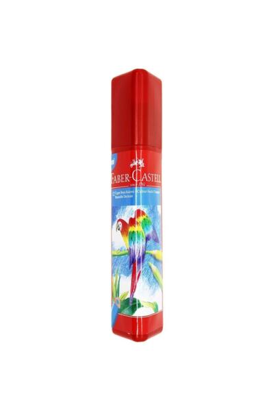 Faber Castell 12 قلم طلاء جاف مثلث بالحجم الكامل