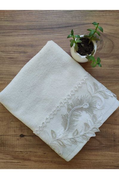 Çeyiz Bahçesi Πετσέτα Maluma Cream 50&90