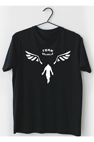 venüsdijital Anime Manga Team Walhalla Design Unisex crna majica