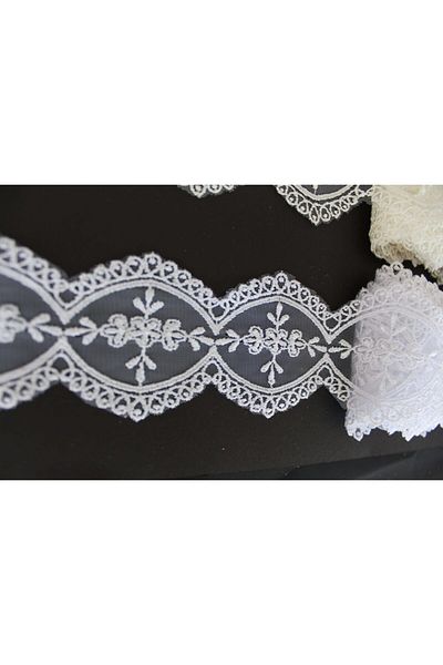 SHERLOCK HOME Legendary Guipure Lace White 8f0016