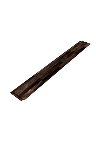 Interbuild Akasya Masif Ahşap Duvar Panelleri Shiplap 1219x152x10 Mm, 5'li Paket, Kahverengi