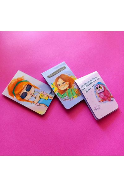 Fatofotofan Listen, Study, Successful 3-Piece Bookmark Set,