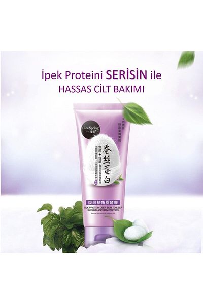 OneSpring Silk Protein Sericin Gel Facial Peeling - 130 gr for Sensitive Skin