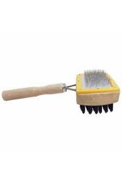 Eastland Double Sided Brush with Wooden Handle 18 X 10 Cm