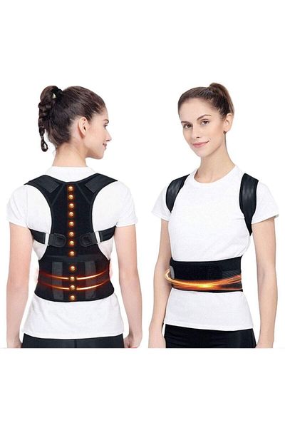 Ankaflex Unisex Μαύρος Όρθιος Μαγνητικός Κορσές