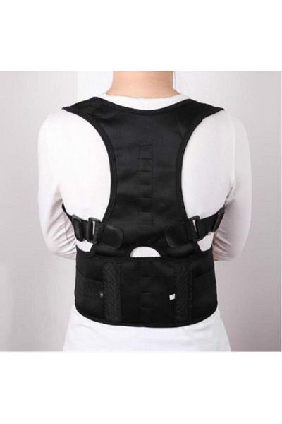 Ankaflex Unisex Μαύρος Όρθιος Μαγνητικός Κορσές