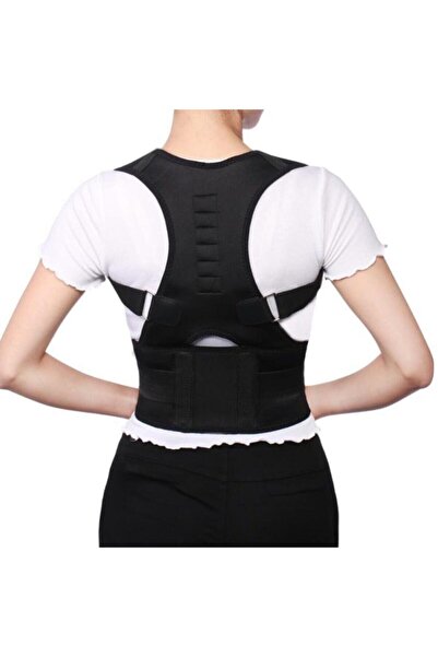 Ankaflex Унісекс Чорний магнітний корсет для випрямлення спини