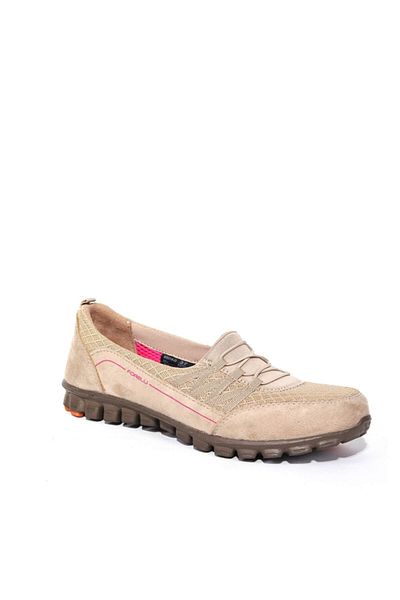 Forelli Walking Shoes - Beige - Flat