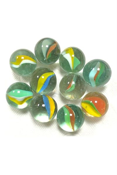 Hellove Glass Marble 80 Pieces Marble Set Nostalgic Toy Ball
