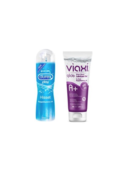 Durex Play Su Bazlı 50 ml Kayganlaştırıcı Jel + Viaxi Glide Kayganlaştırıcı J...