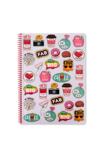 KESKİN COLOR Caiet A4 cu linii Sweet Fun - Gri